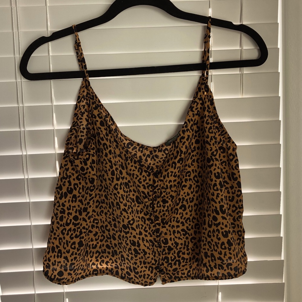 Cheetah tank top